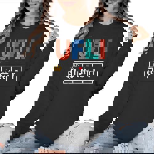 UFLI Queen Science Of Reading Literacy Teacher Appreciation Women Crewneck Sweatshirt - teacherstshirts.com