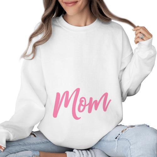 Boston Terrier Mom Boston Terrier Mom Women Crewneck Sweatshirt - Bostonterriersmerch.com
