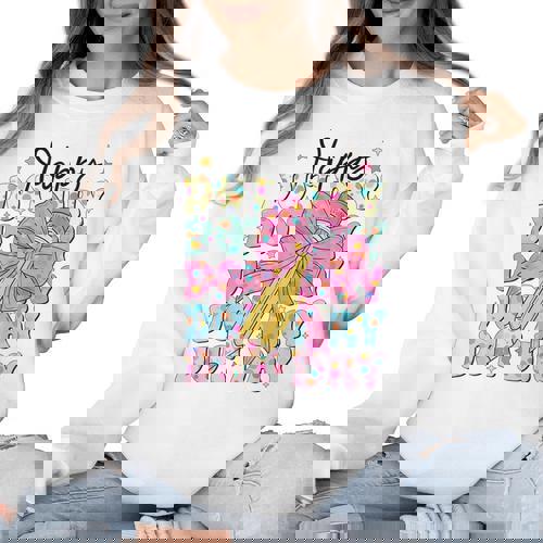 Happy Dot Day 2025 Coquette Bow Teachers Kids Boys Girls Women Crewneck Sweatshirt - teacherstshirts.com