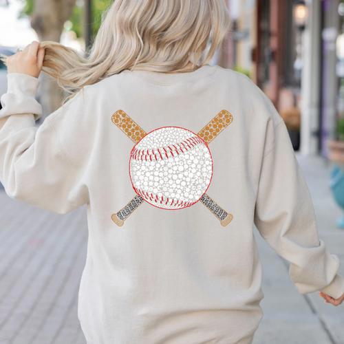 Baseball Happy Dot Day Shirts For Kids Men Women Teacher Women's Sweatshirt Back Print - teacherstshirts.com