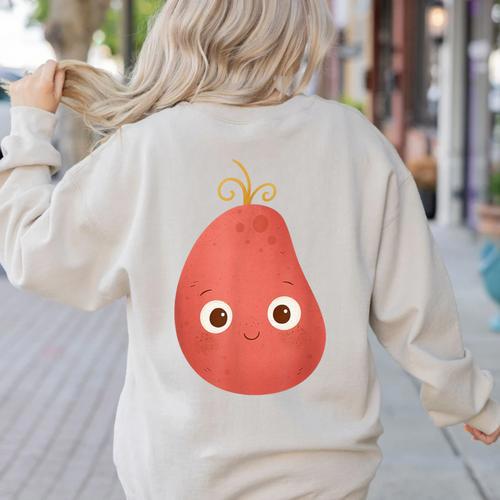 Couch Potatoes Teacher Good Eggs Teacher Halloween Costume Women's Sweatshirt Back Print - teacherstshirts.com CA