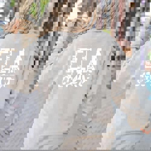 English Language Art Teacher Crew ELA Squad English Teacher Women&#x27;s Sweatshirt Back Print - teacherstshirts.com