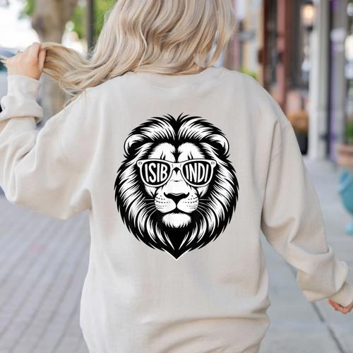 Isibindi House Of Courage RCA School Spirit Teachers Women's Sweatshirt Back Print - teacherstshirts.com CA