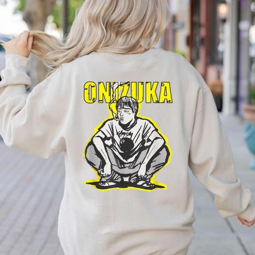 Onizuka Great Teacher Classic Anime Women's Sweatshirt Back Print - teacherstshirts.com