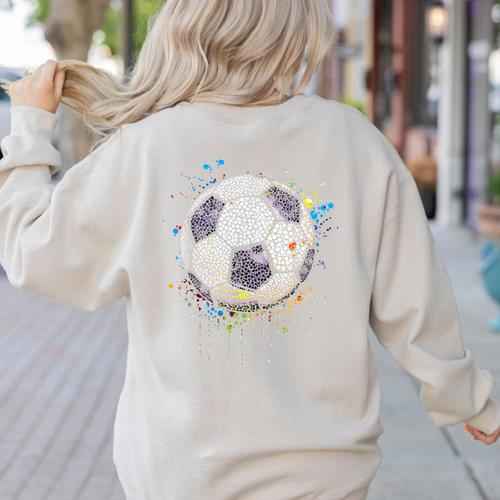 Soccer Dot Day Shirts For Kids Men Women Teacher Women's Sweatshirt Back Print - teacherstshirts.com AU