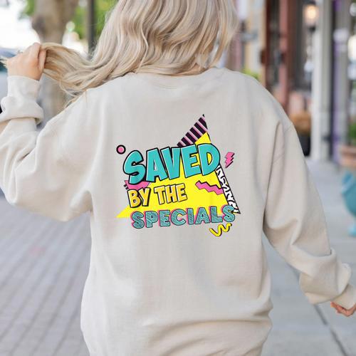 Specials Team Elementary School Teachers Cute Trendy Retro Women's Sweatshirt Back Print - teacherstshirts.com UK