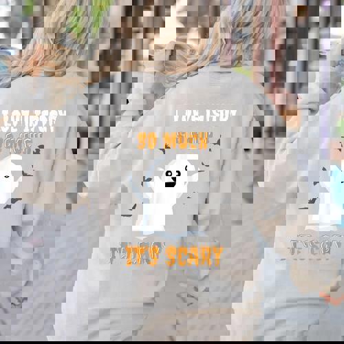 History Teacher Halloween History Class School For Men Women Kids Women&#x27;s Sweatshirt Back Print - teacherstshirts.com