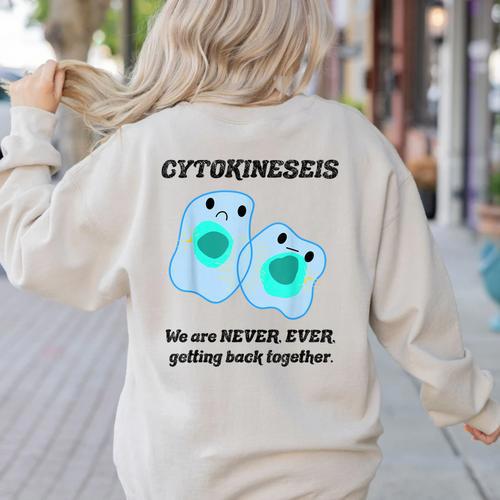 Biology T Shirts Science Biology Teacher Idea Women's Sweatshirt Back Print - teacherstshirts.com AU