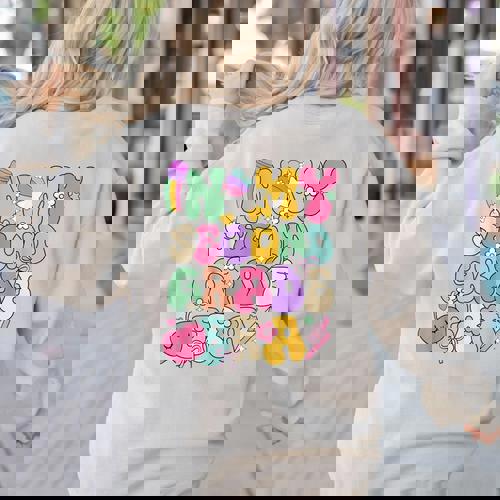 In My Second Grade Era Teachers Women Back To School Girls Women&#x27;s Sweatshirt Back Print - teacherstshirts.com