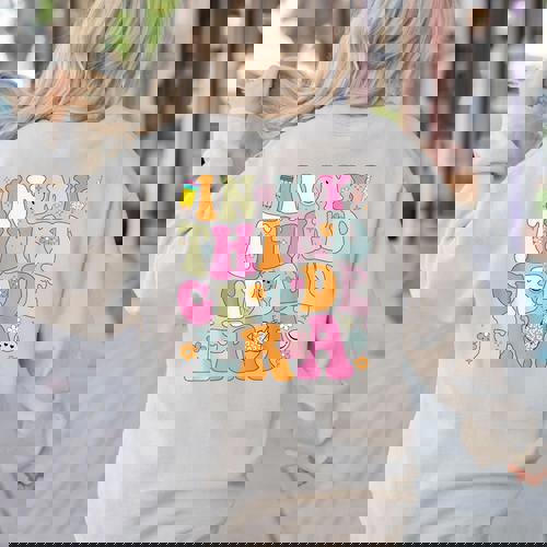 In My Third Grade Era 3rd Grade Era Teacher Back To School Women&#x27;s Sweatshirt Back Print - teacherstshirts.com