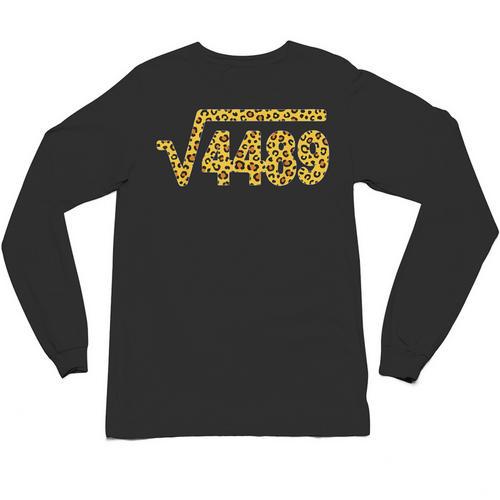 6 7 Leopard Pattern Meme Square Root 4489 Slang Math Teacher Unisex Long Sleeve T-Shirt - teacherstshirts.com DE