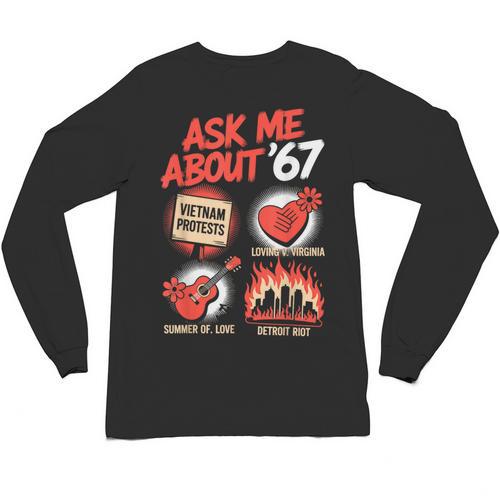 67 History Teacher Teacher 6 7 Overuse '67 Unisex Long Sleeve T-Shirt - teacherstshirts.com DE