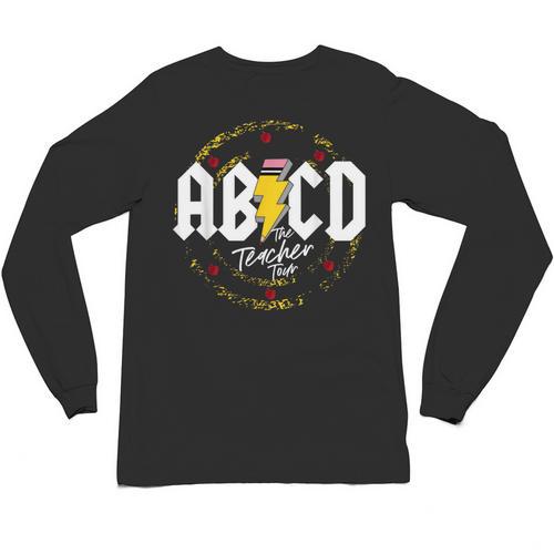 ABCD The Teacher Tour Last Day Of School Rockin' Teacher Unisex Long Sleeve T-Shirt - teacherstshirts.com