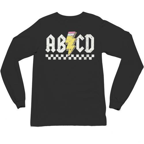 ABCD Teacher Unisex Long Sleeve T-Shirt - teacherstshirts.com DE
