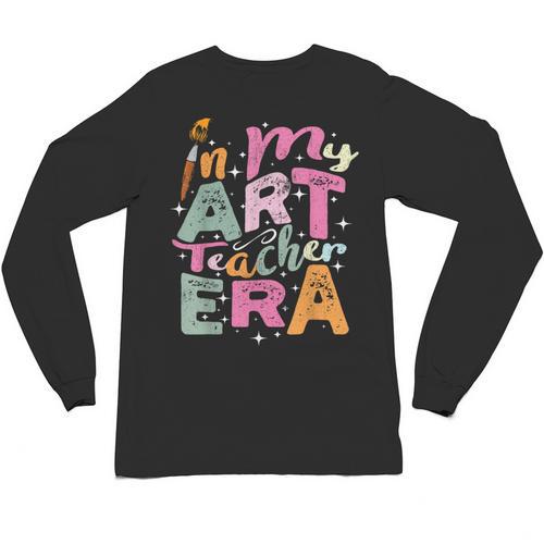 In My Art Teacher Era Teaching Future Artist Back To School Unisex Long Sleeve T-Shirt - teacherstshirts.com CA