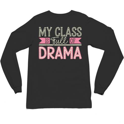 Theatre School Drama Class Musical Theater Drama Teacher Unisex Long Sleeve T-Shirt - teacherstshirts.com DE