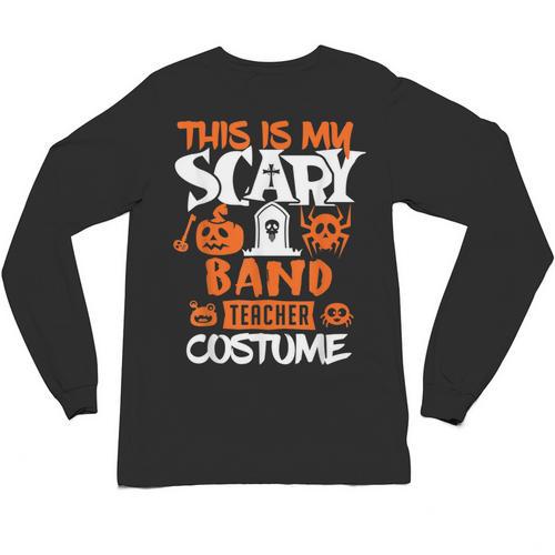 Band Teacher Halloween Shirt Costume School Marching Band For Men Women Unisex Long Sleeve T-Shirt - teacherstshirts.com DE