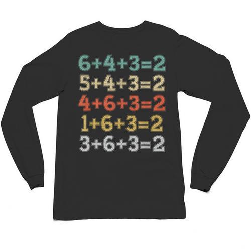 Baseball Math Sports Double Play Teacher School 2022 Unisex Long Sleeve T-Shirt - teacherstshirts.com