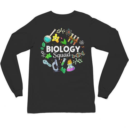 Biology Squad Science Teacher Student Biologist Unisex Long Sleeve T-Shirt - teacherstshirts.com AU