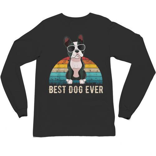 Boston Terrier Boston-Bulldog For Men Women Girls Kids Unisex Long Sleeve T-Shirt - Bostonterriersmerch.com
