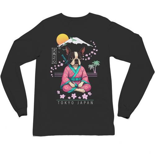 Boston Terrier Boston Bull Terrier Unisex Long Sleeve T-Shirt - Bostonterriersmerch.com