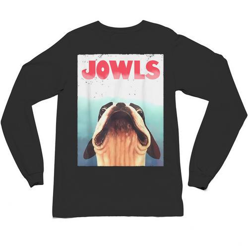 Boston Terriers Jowls Dog Mom Dog Dad Unisex Long Sleeve T-Shirt - Bostonterriersmerch.com