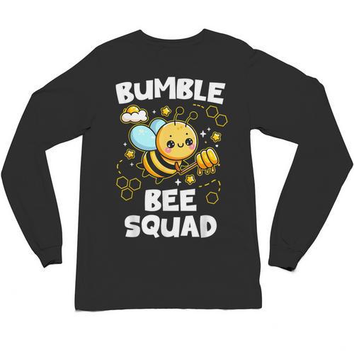 Bumble Bee Squad Honey Bumblebee Teacher Team Group Unisex Long Sleeve T-Shirt - teacherstshirts.com UK