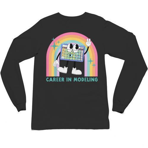 Career In Modeling AAC Teacher SLP SPED Communication Autism Unisex Long Sleeve T-Shirt - teacherstshirts.com AU