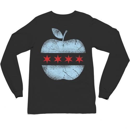 Chicago Flag Teacher School Cute Unisex Long Sleeve T-Shirt - teacherstshirts.com CA