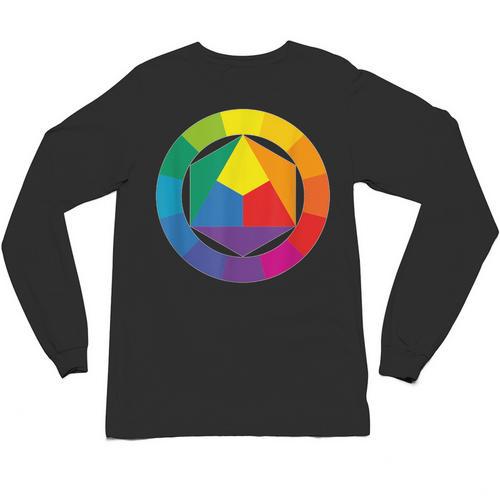 Color Wheel Palette Shirt Artist Painter Art Teacher Tshirt Unisex Long Sleeve T-Shirt - teacherstshirts.com AU