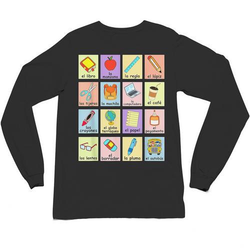 Dual Language Crew Bilingual Spanish Teacher Back To School For Men Women Unisex Long Sleeve T-Shirt - teacherstshirts.com AU