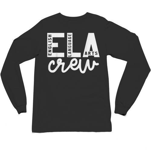 English Language Art Teacher Crew ELA Squad English Teacher Unisex Long Sleeve T-Shirt - teacherstshirts.com UK