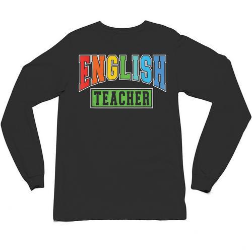 English Teacher Men Women Grammar Class English Teacher Unisex Long Sleeve T-Shirt - teacherstshirts.com AU