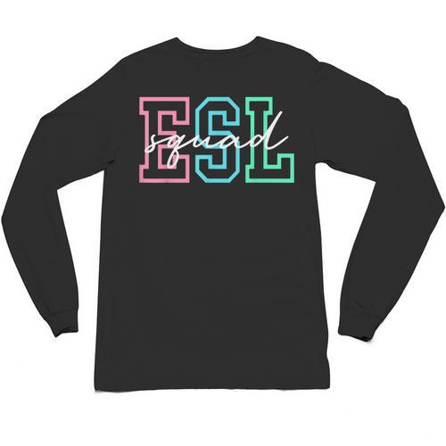 ESL Squad Teacher English As A Second Language Unisex Long Sleeve T-Shirt - teacherstshirts.com