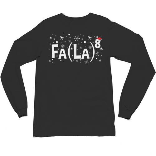 Fa La 8 Shirt Math Teacher Christmas Unisex Long Sleeve T-Shirt - teacherstshirts.com AU