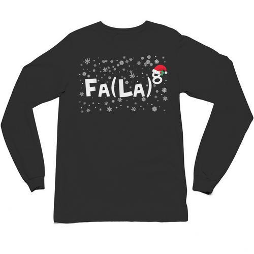 FA LA8 Christmas Santa Fa La Math Teacher Mathematic Unisex Long Sleeve T-Shirt - teacherstshirts.com DE