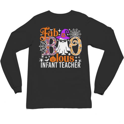 Fab Boo Lous Infant Teacher Halloween Costume Unisex Long Sleeve T-Shirt - teacherstshirts.com AU