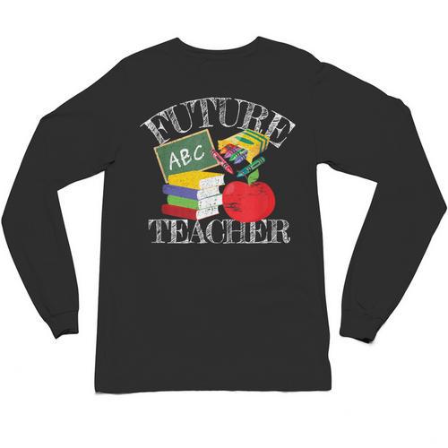 Future Teacher Costume Tee For Men Women Adults And Kids Unisex Long Sleeve T-Shirt - teacherstshirts.com AU