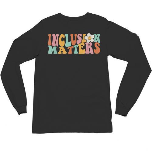 Gnoovy Vintage Inclusion Matters Special Education Teacher Unisex Long Sleeve T-Shirt - teacherstshirts.com AU