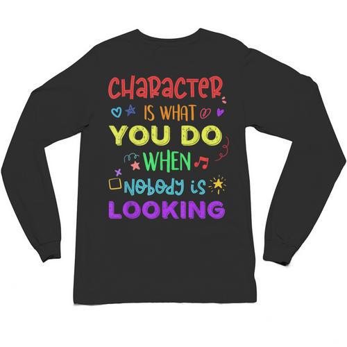 Growth Mindset Teacher Positive Message Inspirational Quote Unisex Long Sleeve T-Shirt - teacherstshirts.com AU