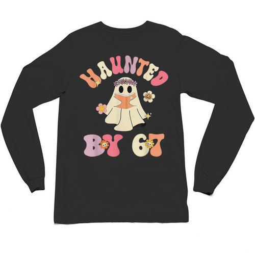Haunted By 67 Meme Six Seven 6 7 Halloween Teachers Unisex Long Sleeve T-Shirt - teacherstshirts.com DE
