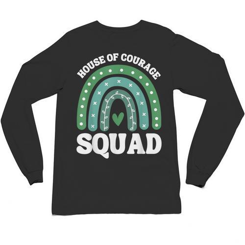 House Of Courage Squad RCA School Teacher Student Tee Unisex Long Sleeve T-Shirt - teacherstshirts.com