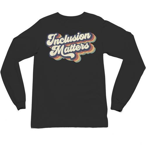 Inclusion Matters Retro Special Education Teacher Women Unisex Long Sleeve T-Shirt - teacherstshirts.com UK