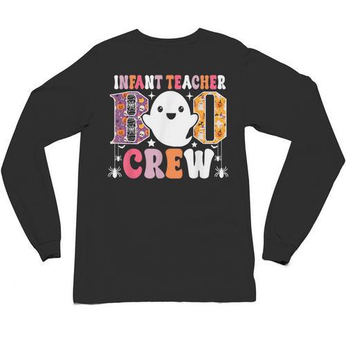 Infant Teacher Boo Crew Halloween Costume Unisex Long Sleeve T-Shirt - teacherstshirts.com UK
