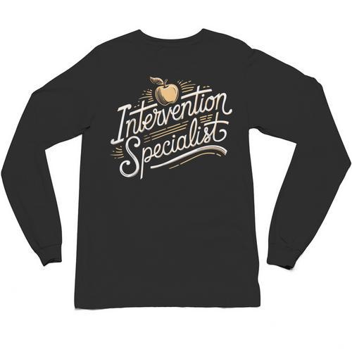 Intervention Teacher Intervention Specialist Unisex Long Sleeve T-Shirt - teacherstshirts.com UK