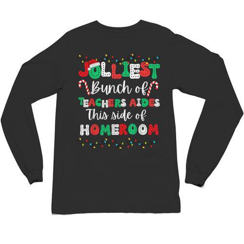 Jolliest Bunch Of Teachers Aides This Side Of Homeroom Unisex Long Sleeve T-Shirt - teacherstshirts.com AU