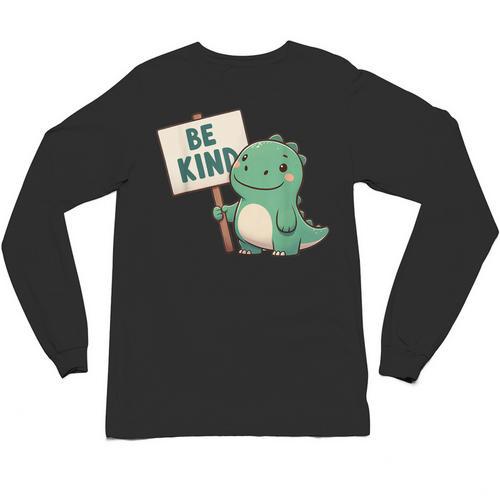 Be Kind Teacher Anti-Bullying Dino Kindness Women Men Boys Unisex Long Sleeve T-Shirt - teacherstshirts.com DE