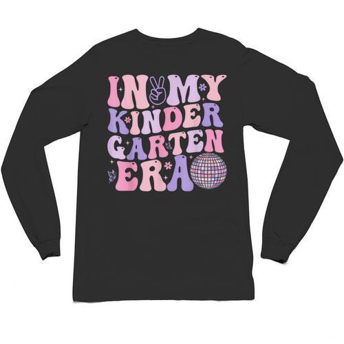 In My Kindergarten Era Teacher Kids Back To School Kinder Unisex Long Sleeve T-Shirt - teacherstshirts.com DE
