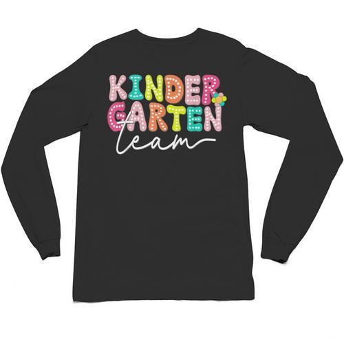 Kindergarten Team Teacher Back To School Kindergarten Squad Unisex Long Sleeve T-Shirt - teacherstshirts.com