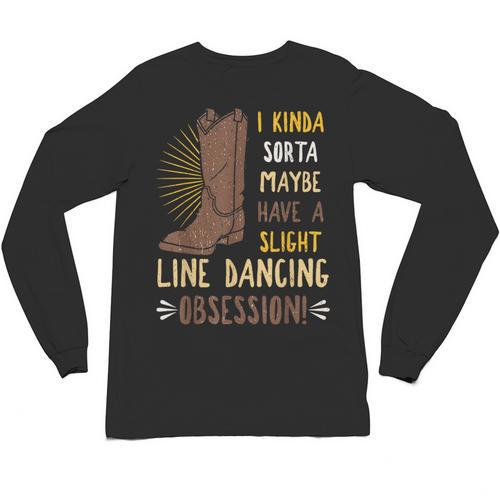 Line Dancing Choreographed Group Dancer Dance Teacher Unisex Long Sleeve T-Shirt - teacherstshirts.com CA